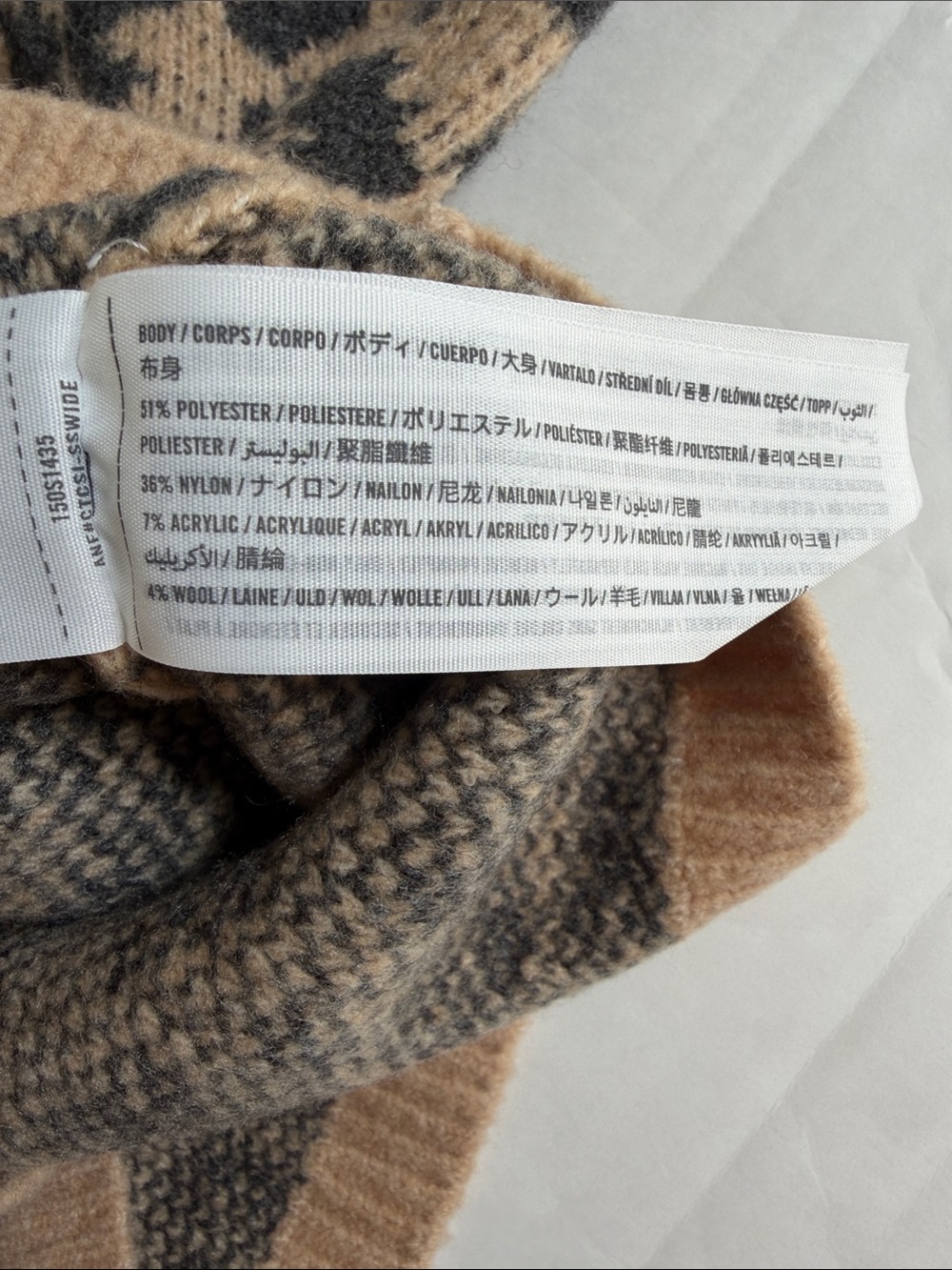 Abercrombie & Fitch Leopard Crew Cardigan - Picture 7 of 10